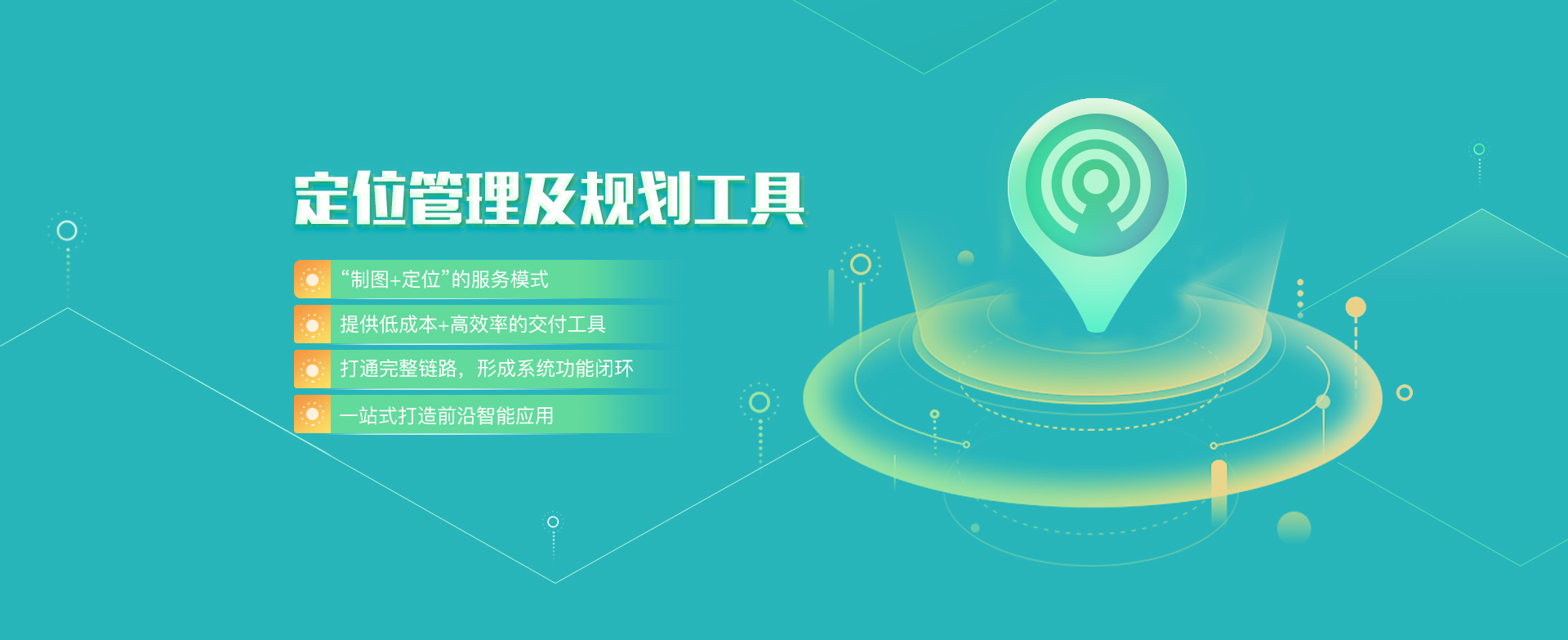 定位管理级规划工具