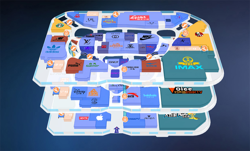 室内地图在智慧商场中有哪些应用场景？多元应用场景分析(图1)